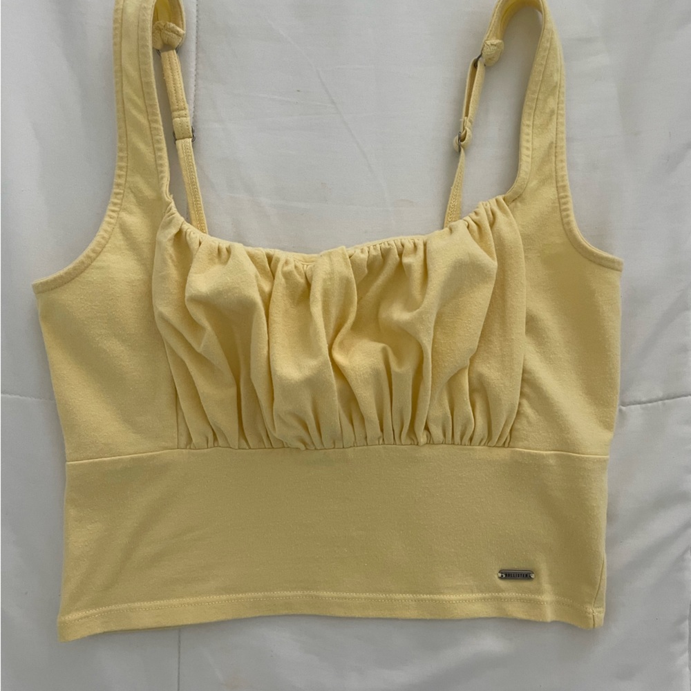Hollister Must Have Collection Yellow Tank Top Size: S